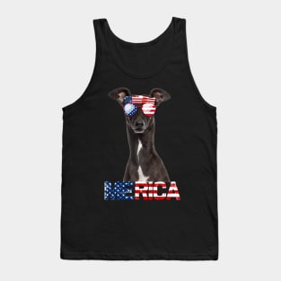 Merica Greyhound Dog American Flag 4Th Of July Tank Top